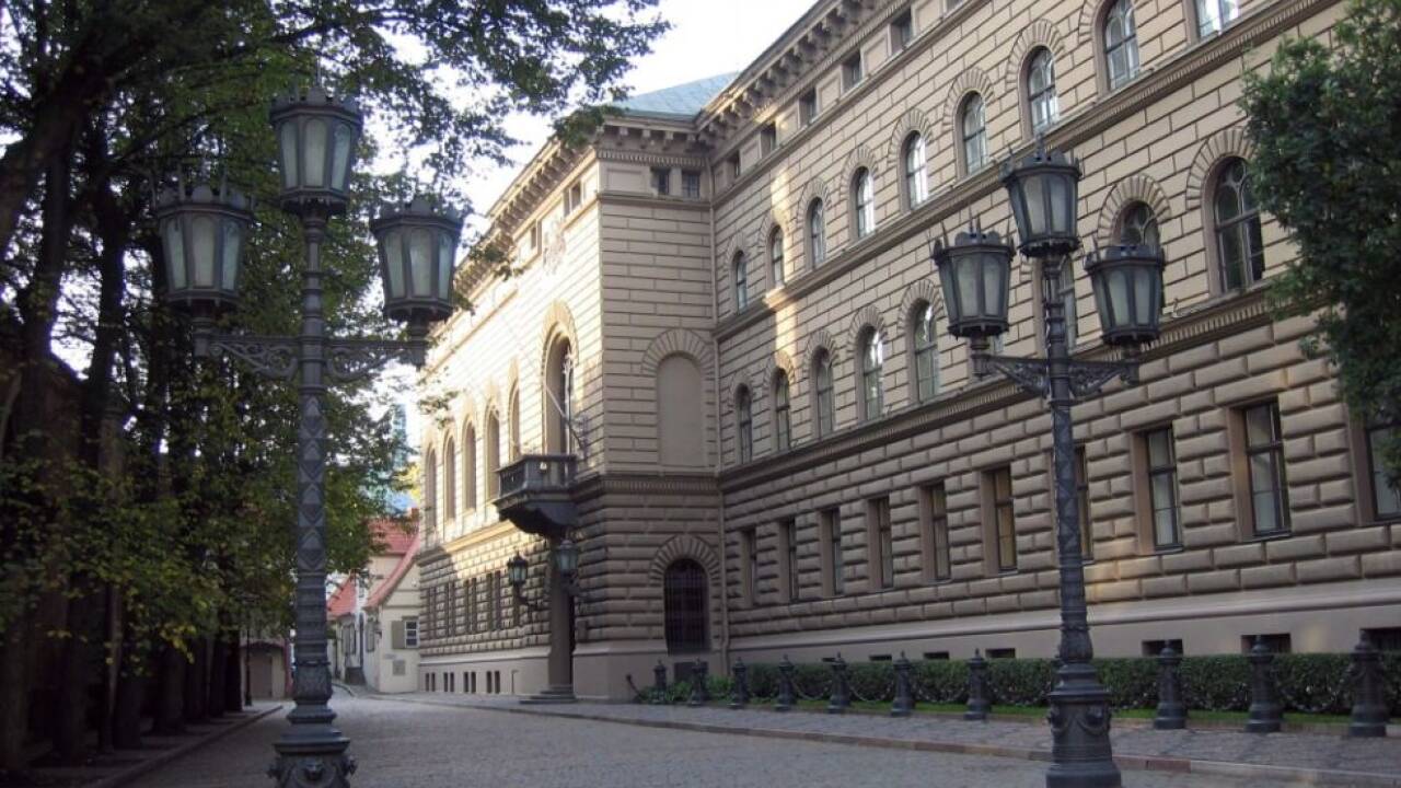 Lettlands Parlament in Riga  Lettlands Parlament in Riga