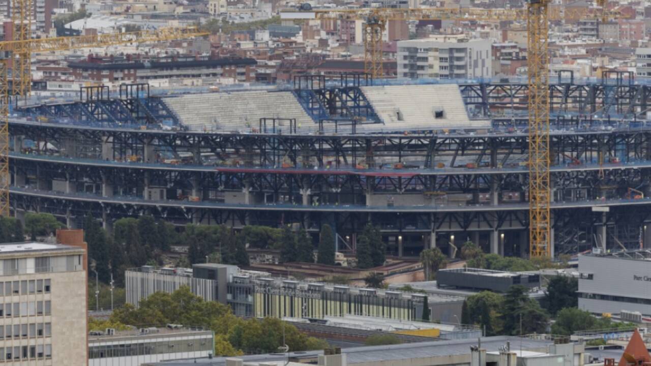 Umbau im Camp Nou noch lange nicht abgeschlossen  Umbau im Camp Nou noch lange nicht abgeschlossen