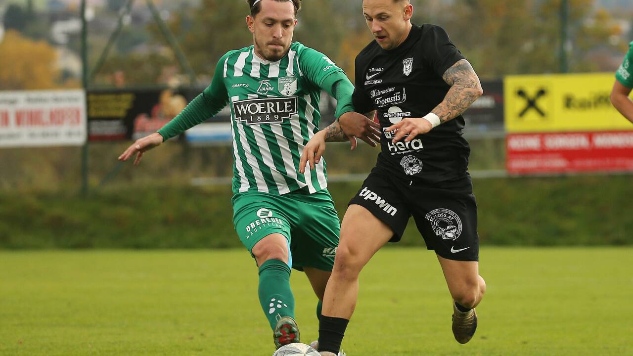 Christopher Bachleitner (rechts) spielt im Herbst nicht mehr in der Salzburger Liga.  Christopher Bachleitner (rechts) spielt im Herbst nicht mehr in der Salzburger Liga.