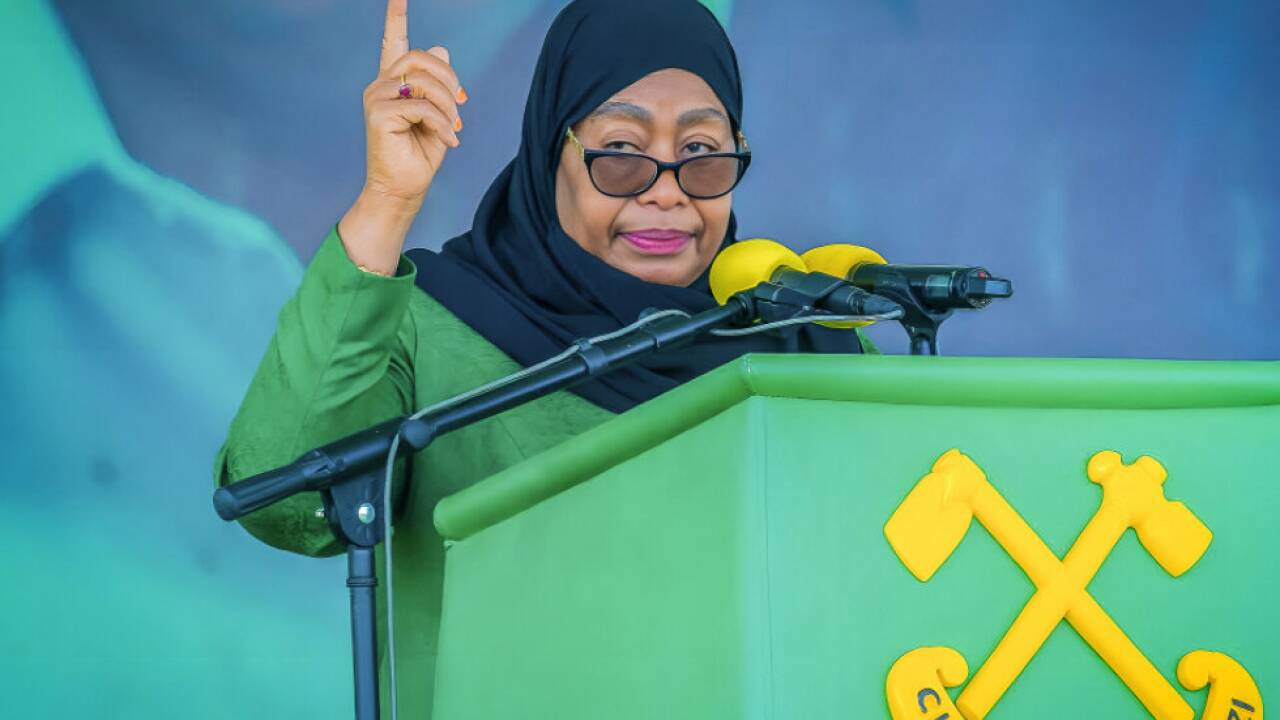 Tansanias Präsidentin.  Tansanias Präsidentin.