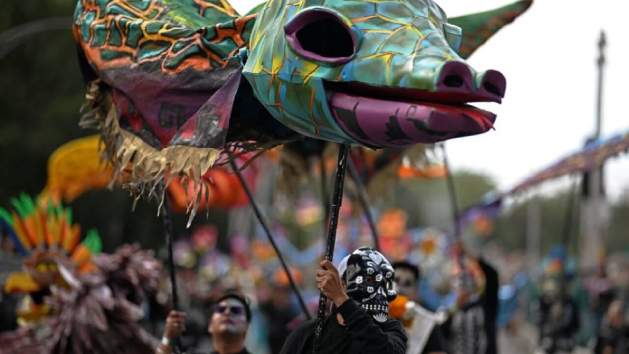 Buntes Treiben in Mexiko-Stadt 