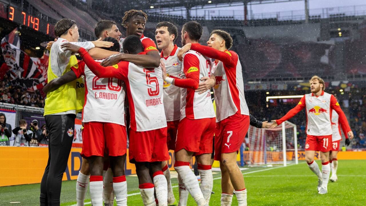 Red Bull Salzburg ist national seit sechs Spielen ungeschlagen. 