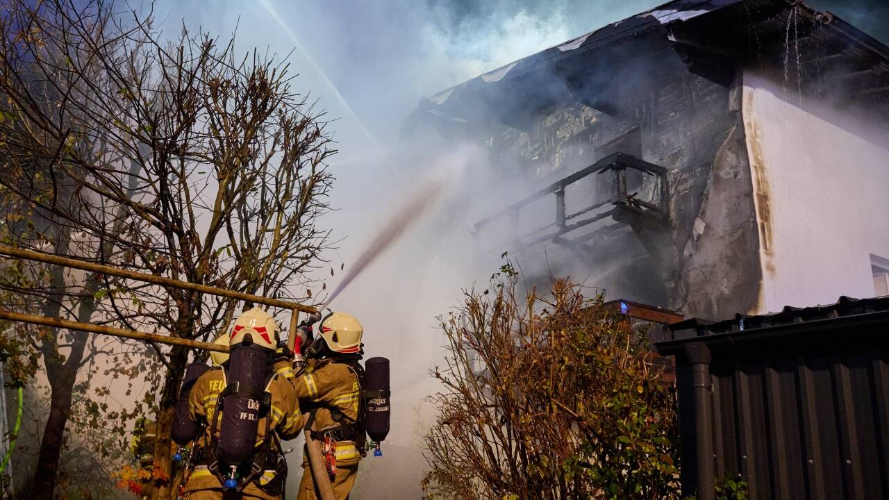 Der Brand am 24. Oktober forderte die Feuerwehren.  