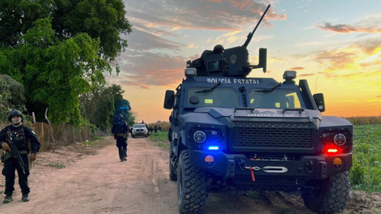 Eine Polizeipatrouille wurde in Sinaloa von Bewaffneten angegriffen 