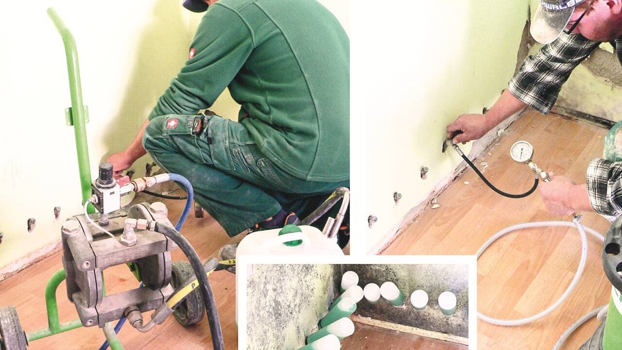 Betroffen sind meist Altbauten. Denn in Vorkriegsbauten fehlt in der Regel eine Horizontalsperre. 