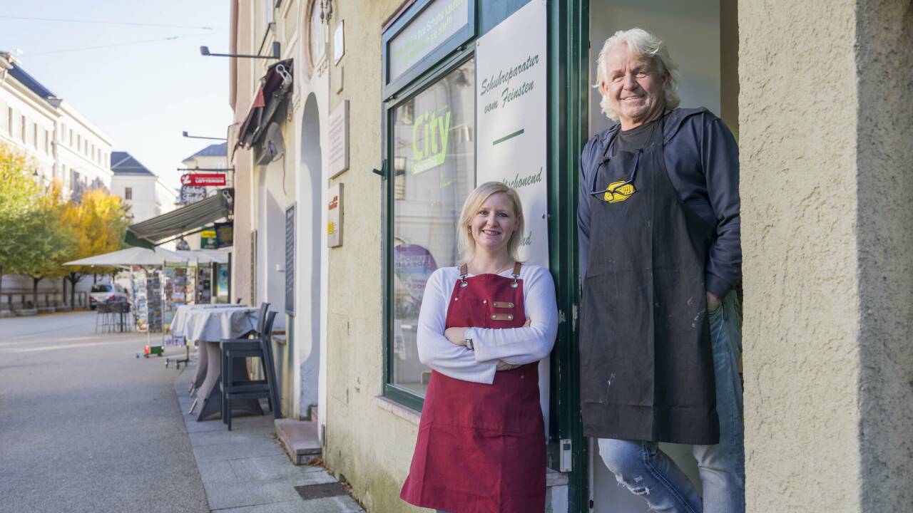 Stephanie Haas übernimmt die City Schuhklinik am 1. Dezember von ihrem Vater Helmut Mrwa. Stephanie Haas übernimmt die City Schuhklinik am 1. Dezember von ihrem Vater Helmut Mrwa.