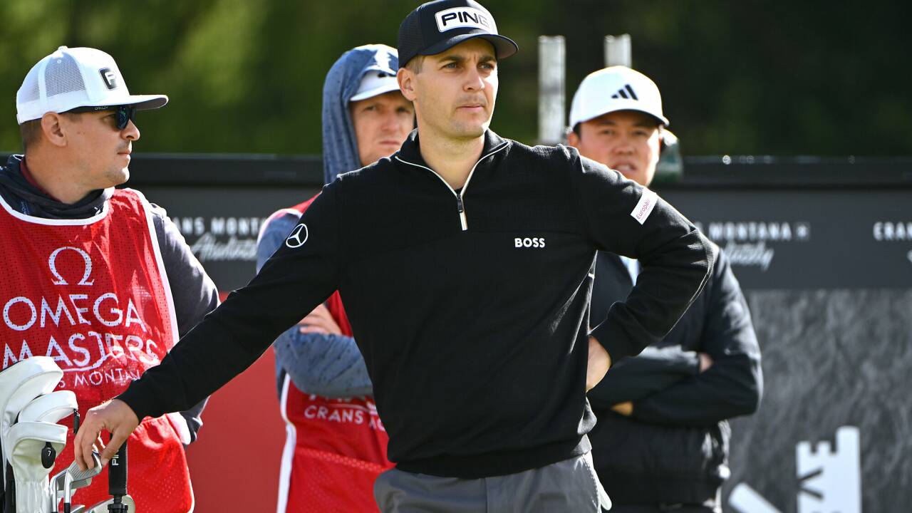 Matthias Schwab beim European Masters in Crans-sur-Sierre. 
