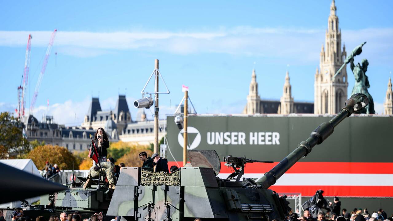 Bundesheer-Schau am Nationalfeiertag in Wien. Bundesheer-Schau am Nationalfeiertag in Wien.