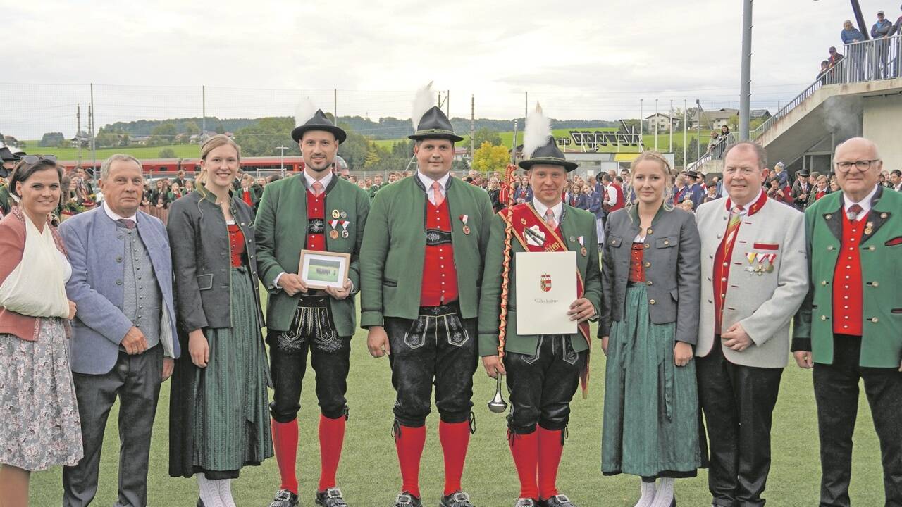 Vertreter der TMK Göriach bei der Überreichung der Urkunden. Vertreter der TMK Göriach bei der Überreichung der Urkunden.