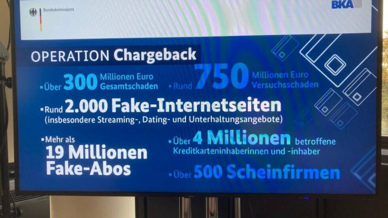 Das deutsche Bundeskriminalamt gab Details zu der Operation bekannt 