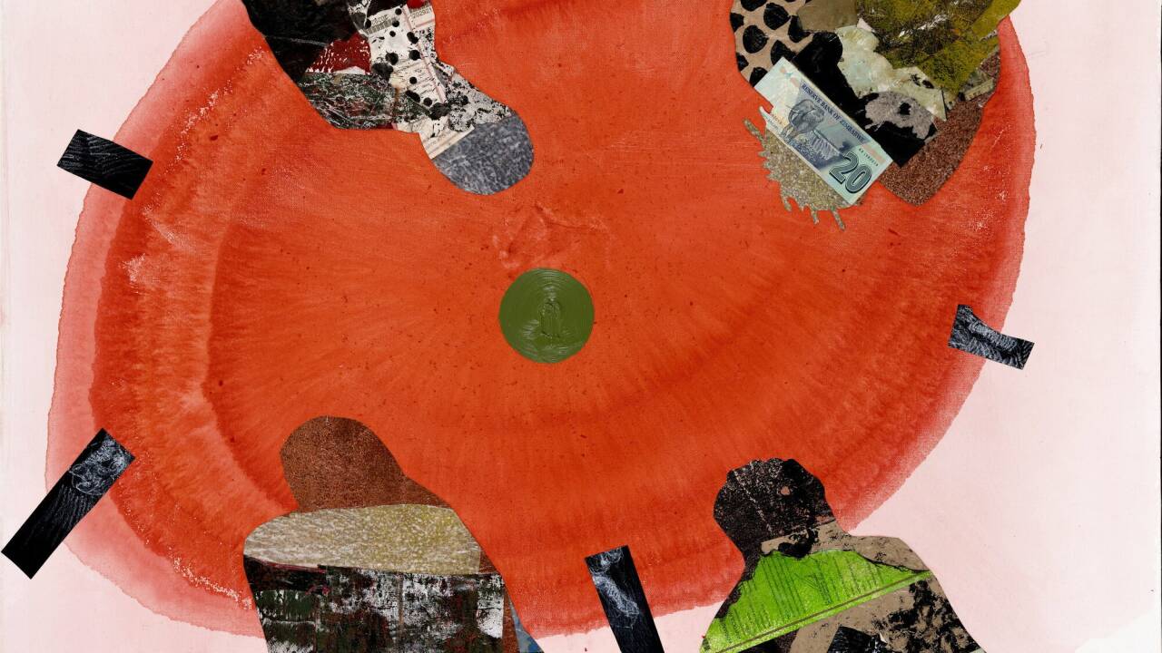 Mischtechnik auf Leinwand 