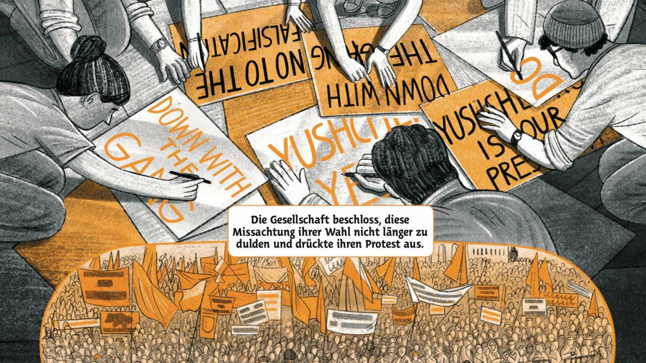 Mitten in der ukrainischen Geschichte. Mitten in der ukrainischen Geschichte.