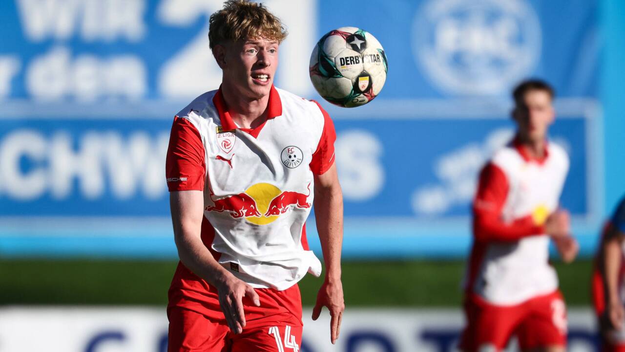 Der FC Liefering (Valentin Zabransky) spielt um den dritten Sieg in Folge. 