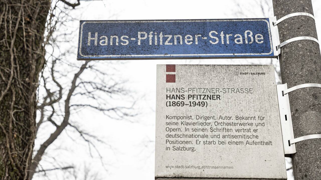 Hans-Pfitzner-Straße Salzburg. Foto: Kolarik Andreas 06.02.2025 Hans-Pfitzner-Straße Salzburg. Foto: Kolarik Andreas 06.02.2025