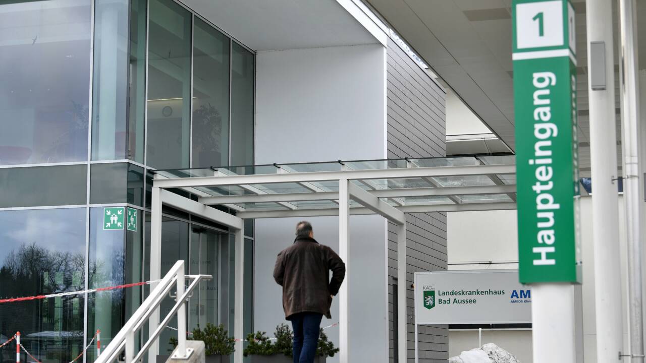 Das Landeskrankenhaus von Bad Aussee. Das Landeskrankenhaus von Bad Aussee.