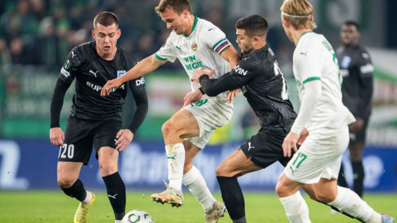 Kaum ein Durchkommen für die Rapidler Kaum ein Durchkommen für die Rapidler