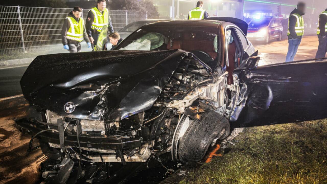 Die Fahrt endete mit einem Unfall Die Fahrt endete mit einem Unfall