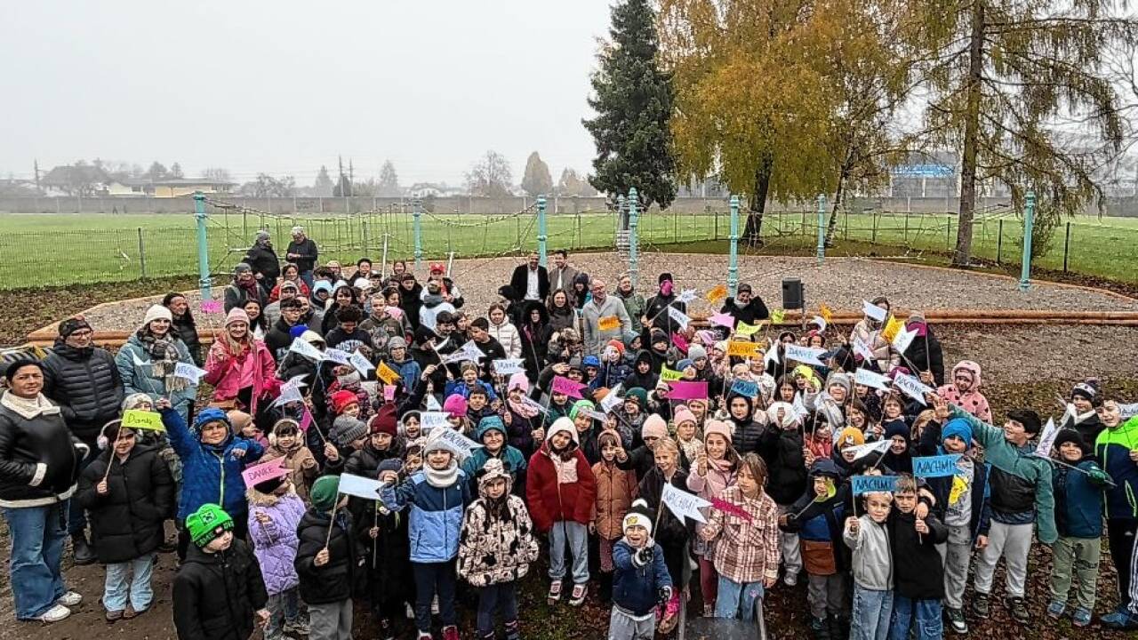 Highlight des Platzes ist der neue große Niedrigklettergarten (im Hintergrund). Highlight des Platzes ist der neue große Niedrigklettergarten (im Hintergrund).
