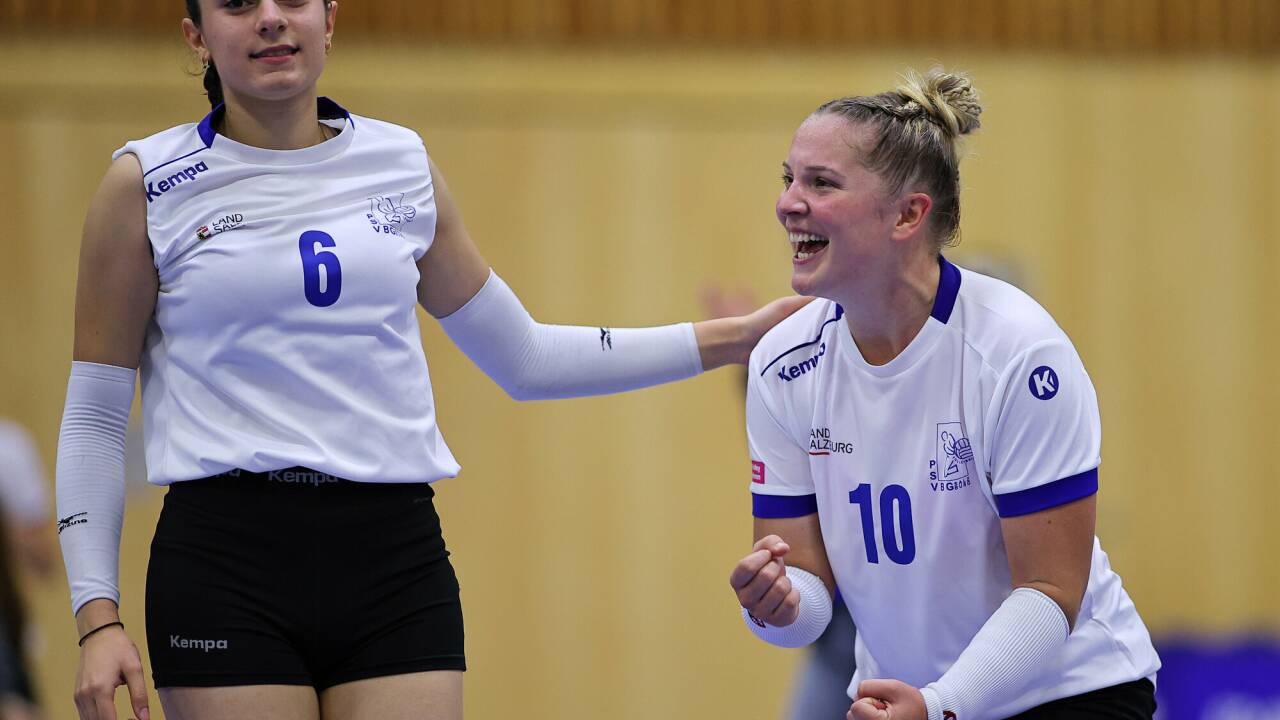 Özge Ekiz und Sarah Kastenberger reisen mit PSVBG Salzburg motiviert nach Graz. Özge Ekiz und Sarah Kastenberger reisen mit PSVBG Salzburg motiviert nach Graz.