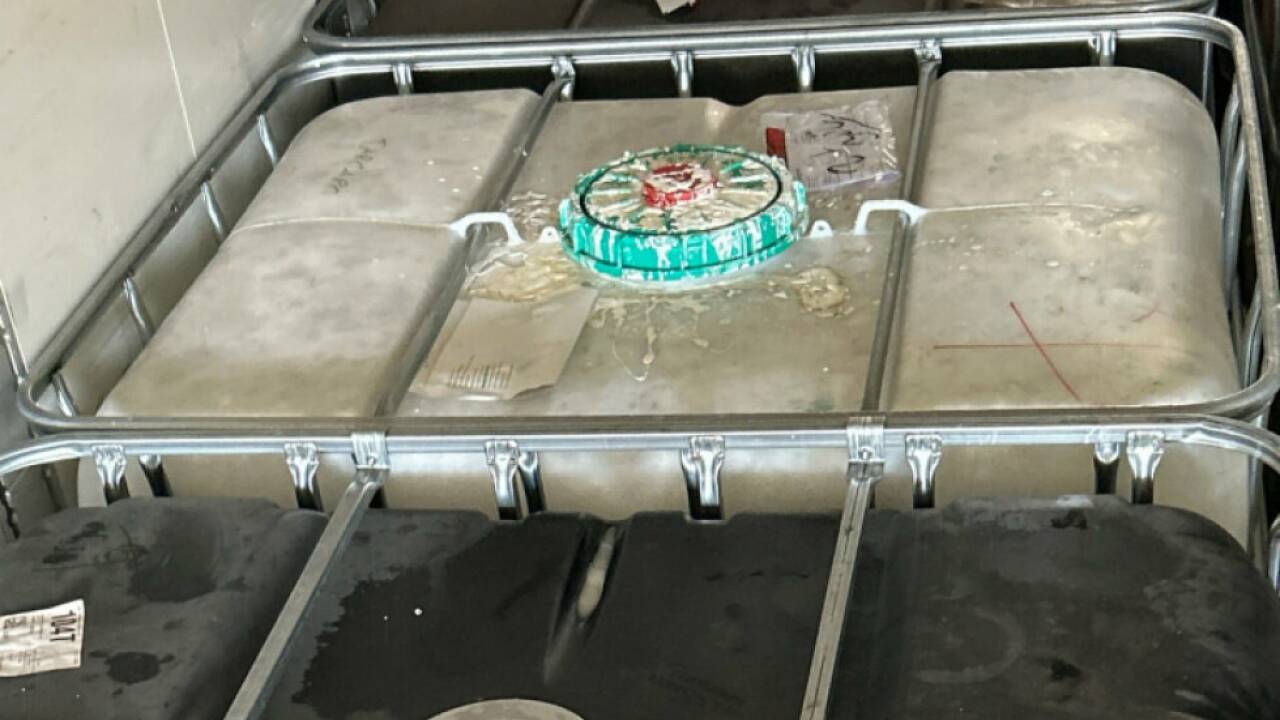 Transportbehälter war schlecht verschlossen Transportbehälter war schlecht verschlossen