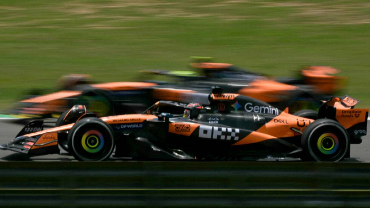 Norris und Piastri fast im Gleichschritt Norris und Piastri fast im Gleichschritt