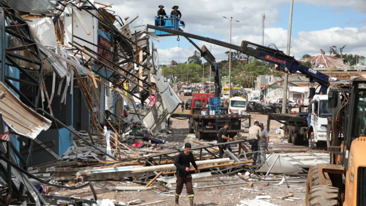 Rio Bonito do Iguaç in Trümmern 