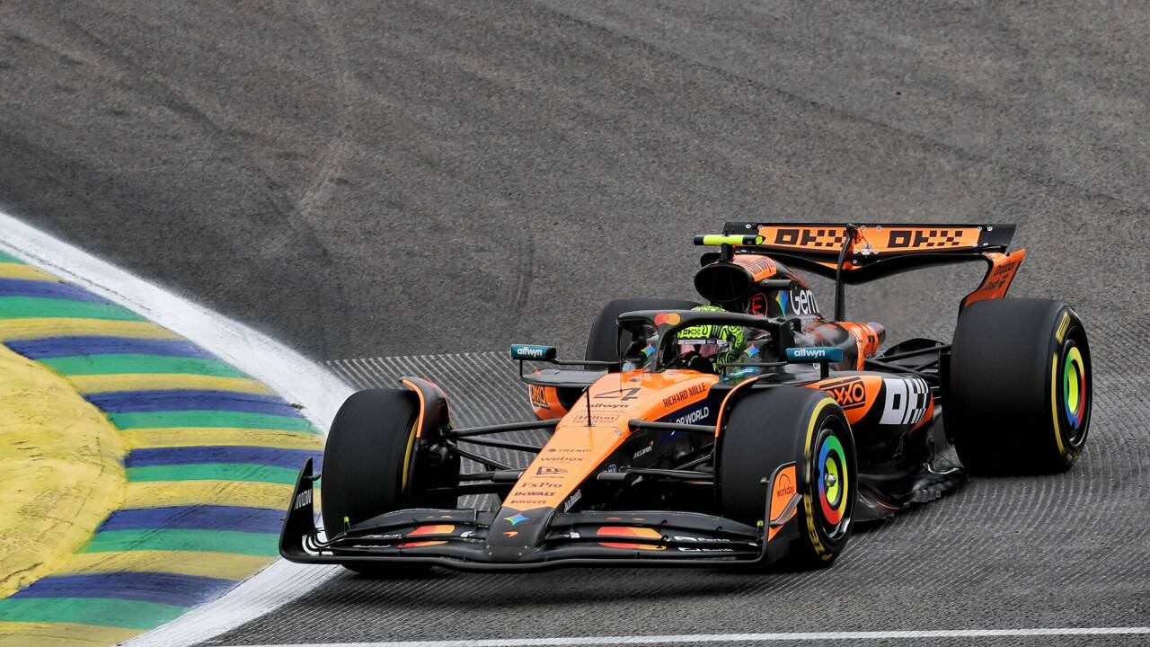 McLaren-Pilot Lando Norris dominierte das Rennwochenende der Formel 1 in Brasilien. &lt;?ZE?&gt;&lt;?ZE?&gt; 