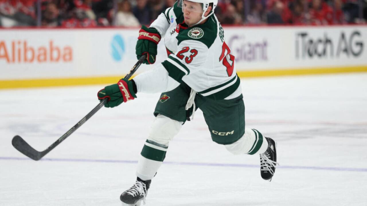 Marco Rossi gab zwei Schüsse aus Calgary-Tor ab 