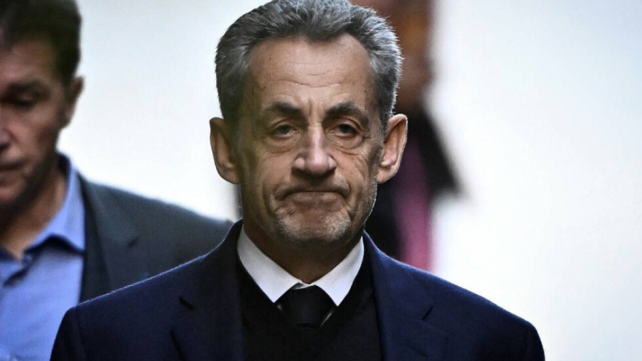 Sarkozy beim Haftantritt im Oktober 