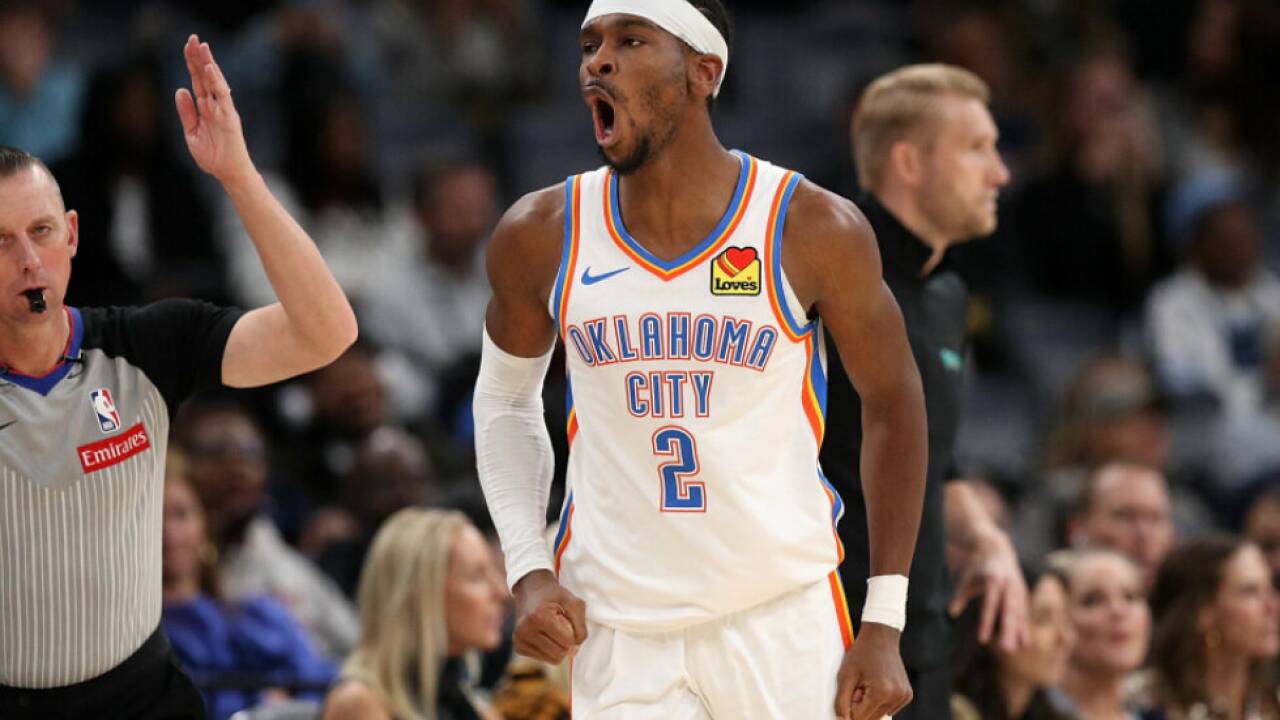 Shai Gilgeous-Alexander sorgte gegen Memphis für 35 Oklahoma-Punkte 