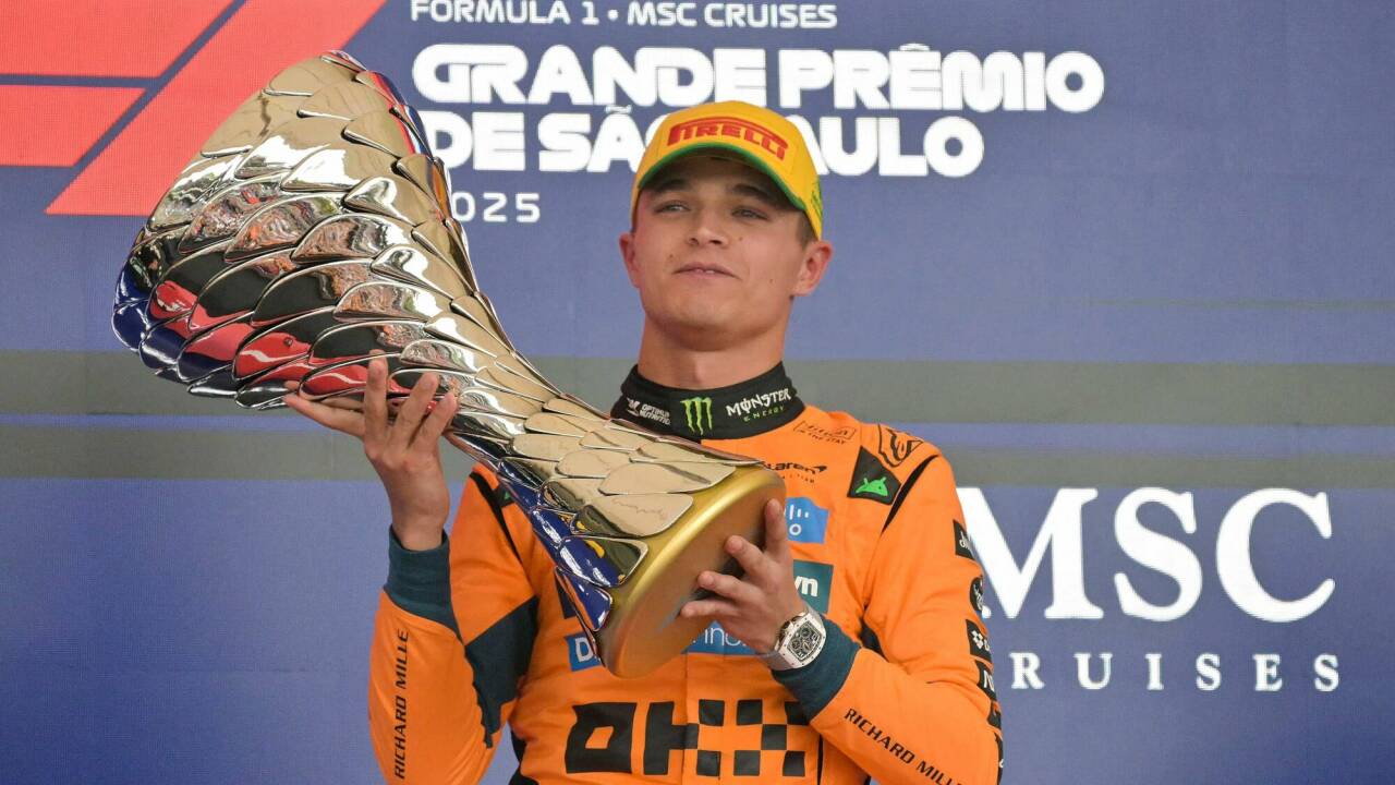 McLaren-Pilot Lando Norris entschied den Grand Prix von Brasilien in der Formel 1 für sich. 