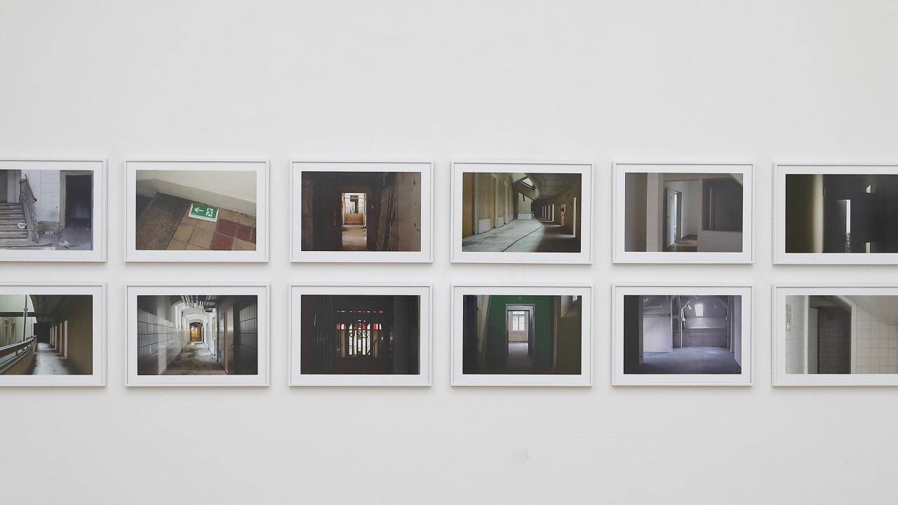 Bei der Sanierung vom Justizgebäude hielt Otte eine Phase zwischen Zerstörung und Erneuerung fest. 