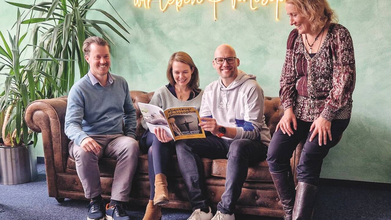 Teil des Teams hinter der Neuen Akropolis sind Rupert Hohensinn, Chloé Ackaert, Jürgen Morak und Leiterin Charlotte Bury.  