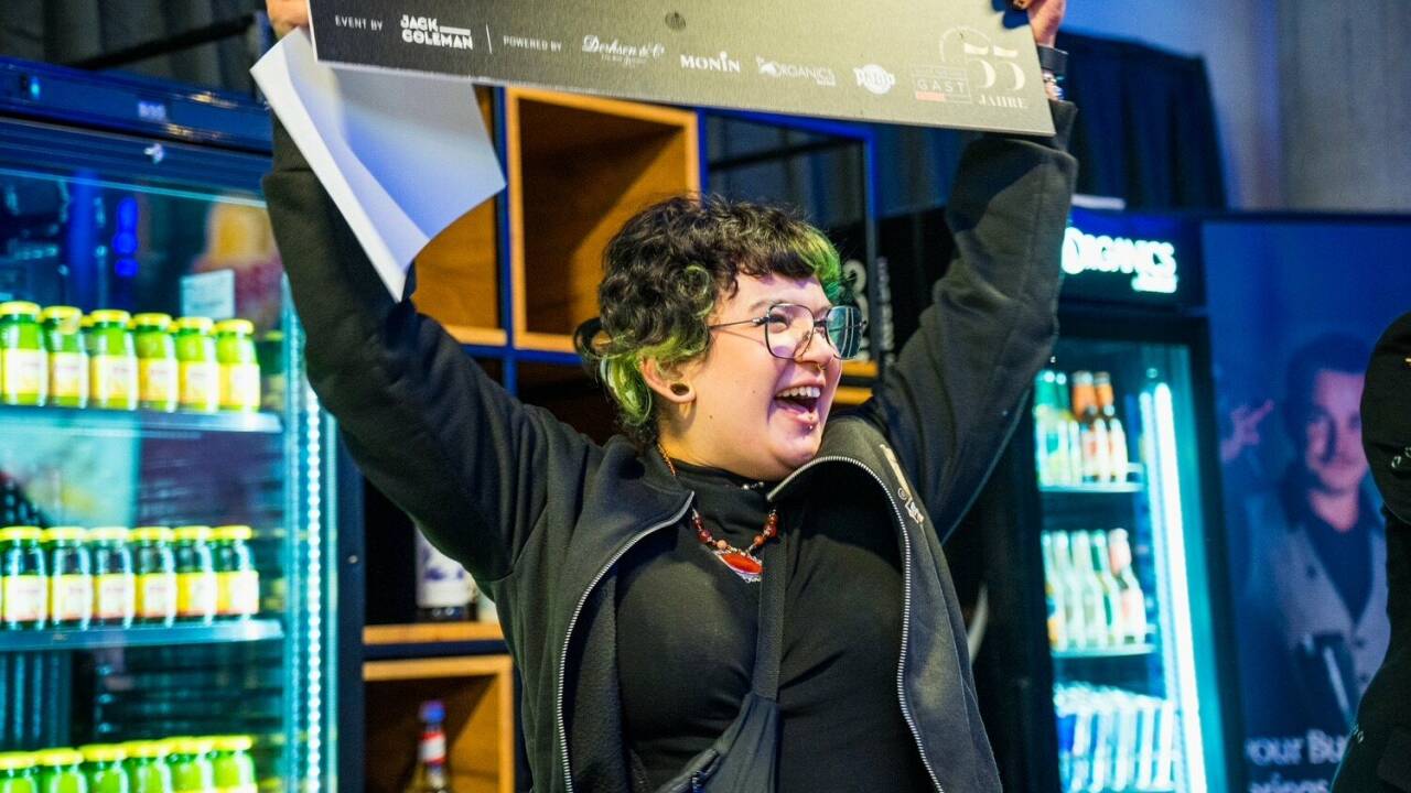 Johanna „JoJo“ Luger feiert ihren Sieg. Johanna „JoJo“ Luger feiert ihren Sieg.