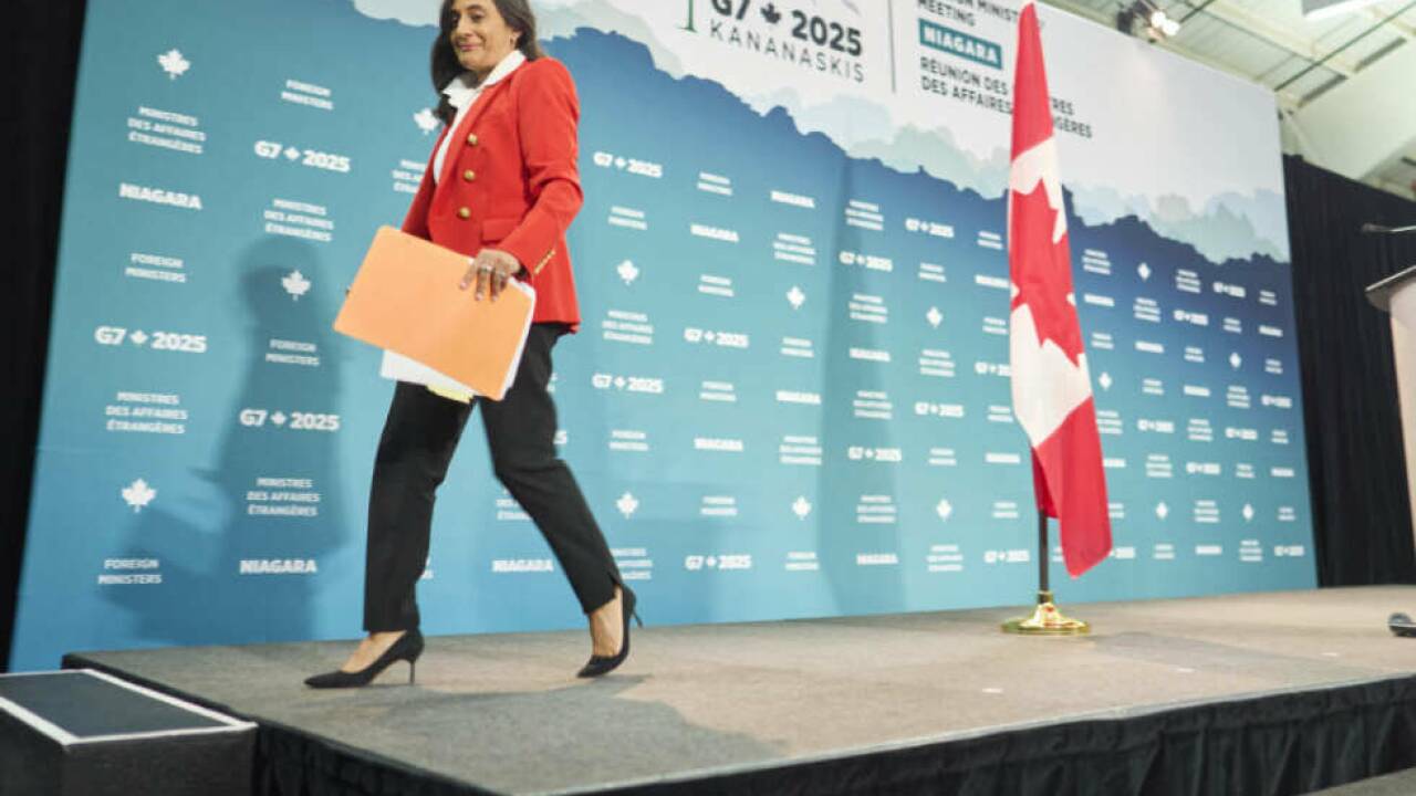 Kanadas Außenministerin Anita Anand Kanadas Außenministerin Anita Anand