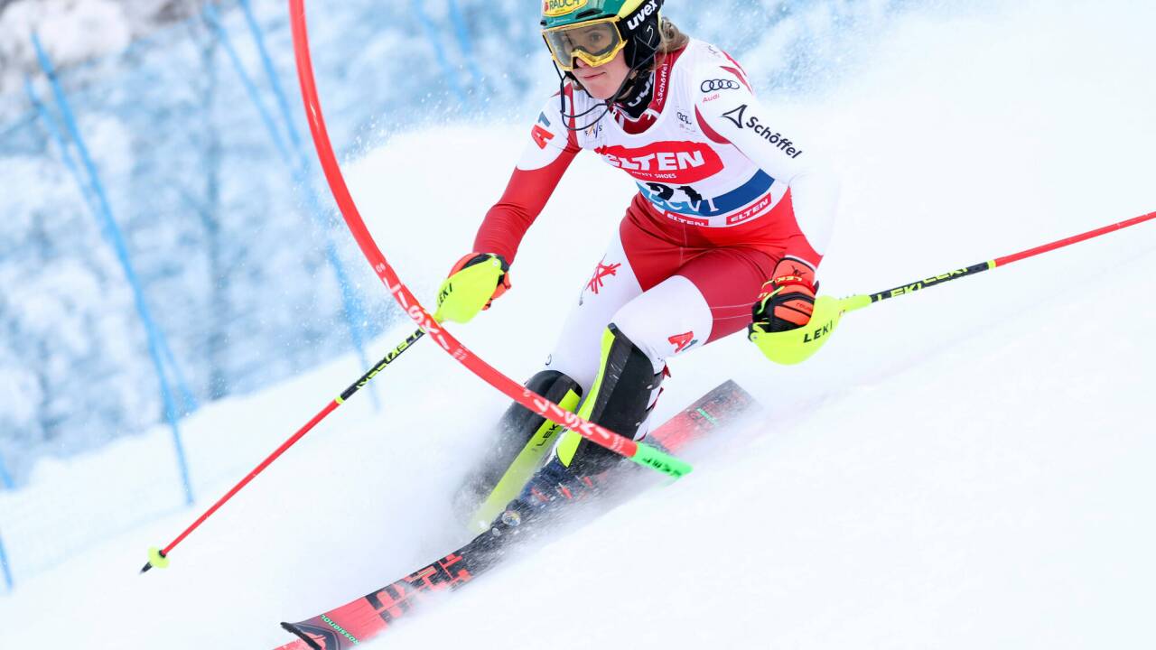 Katharina Liensberger und Co. greifen in Levi wieder an. 