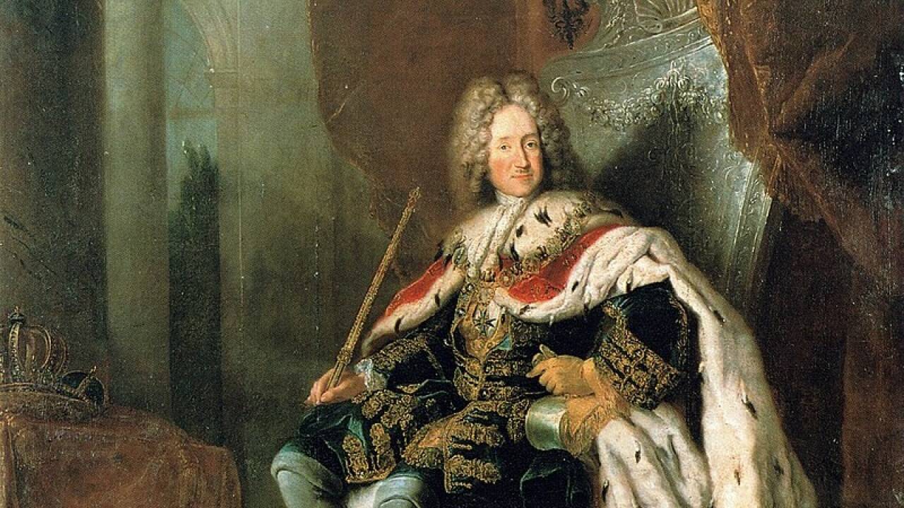 1700: Kaiser Leopold I. genehmigt, dass Kurfürst Friedrich III. von Brandenburg (Bild), von dem er Waffenhilfe im Spanischen Erbfolgekrieg erhält, die Königswürde annimmt. (1701 als Friedrich I. zum ersten „König in Preußen“ gekrönt). 