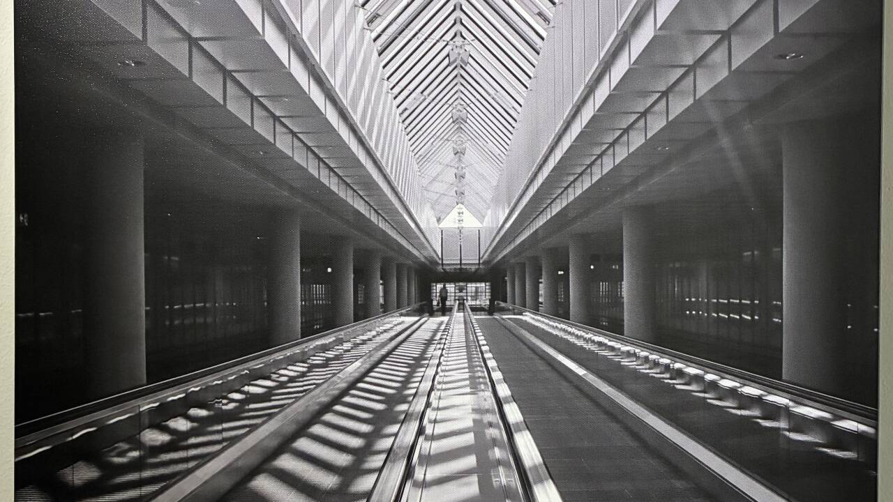 Laura Watzls Lieblingsmotiv: „Flughafen am Morgen“. 