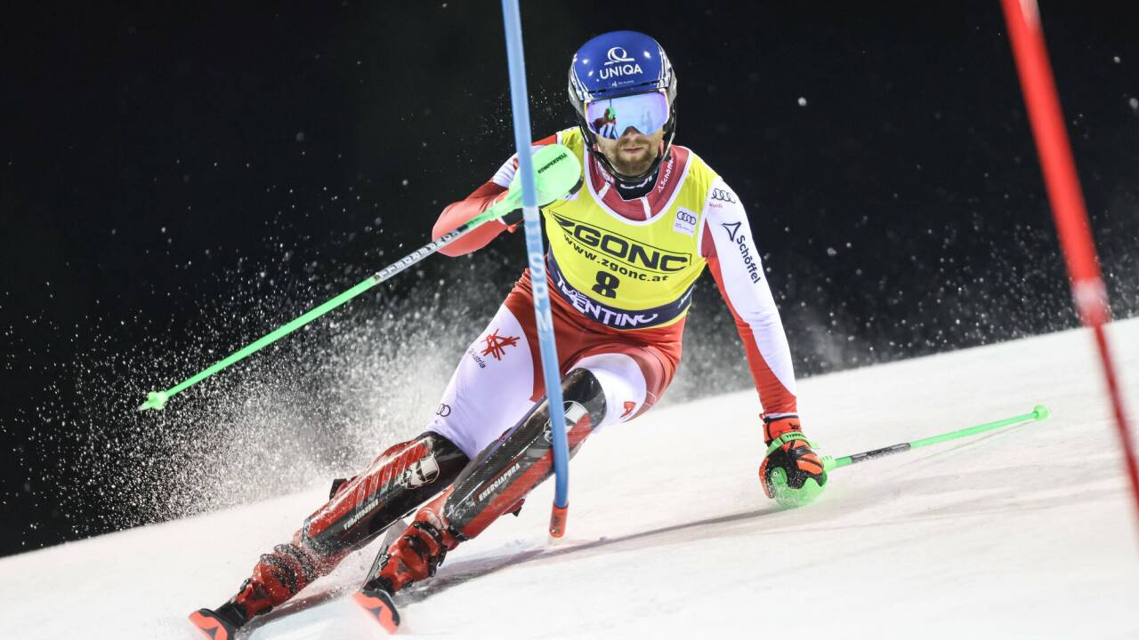 Marco Schwarz muss sich im Slalom an die Spitze zurückkämpfen. 