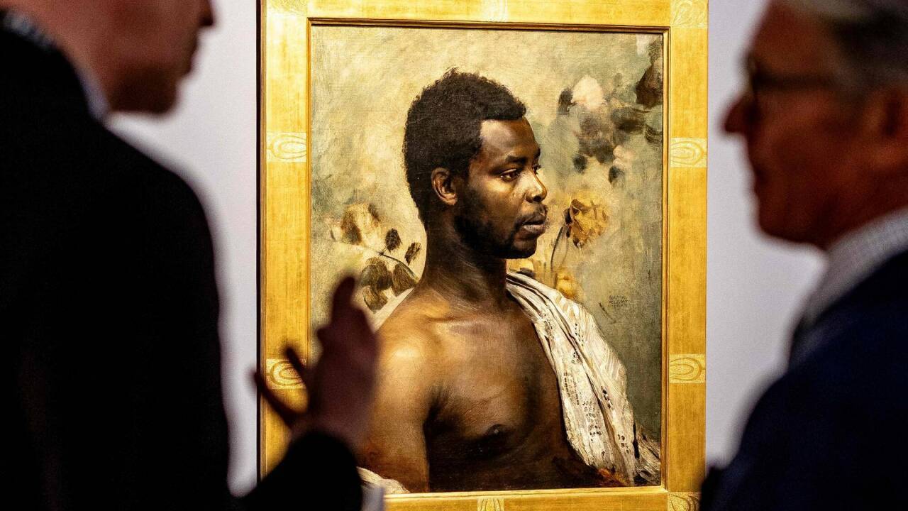 Gustav Klimts Porträt des ghanaischen Prinzen William Nii Nortey Dowuona wurde heuer im März auf der TEFAF in Maastricht ausgestellt. 