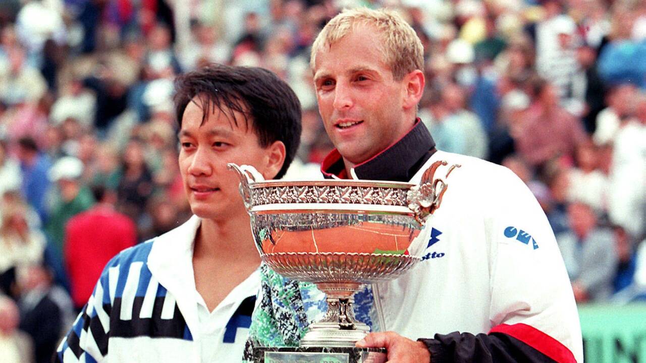 Finaltriumph bei den French Open 1995 über Michael Chang. 