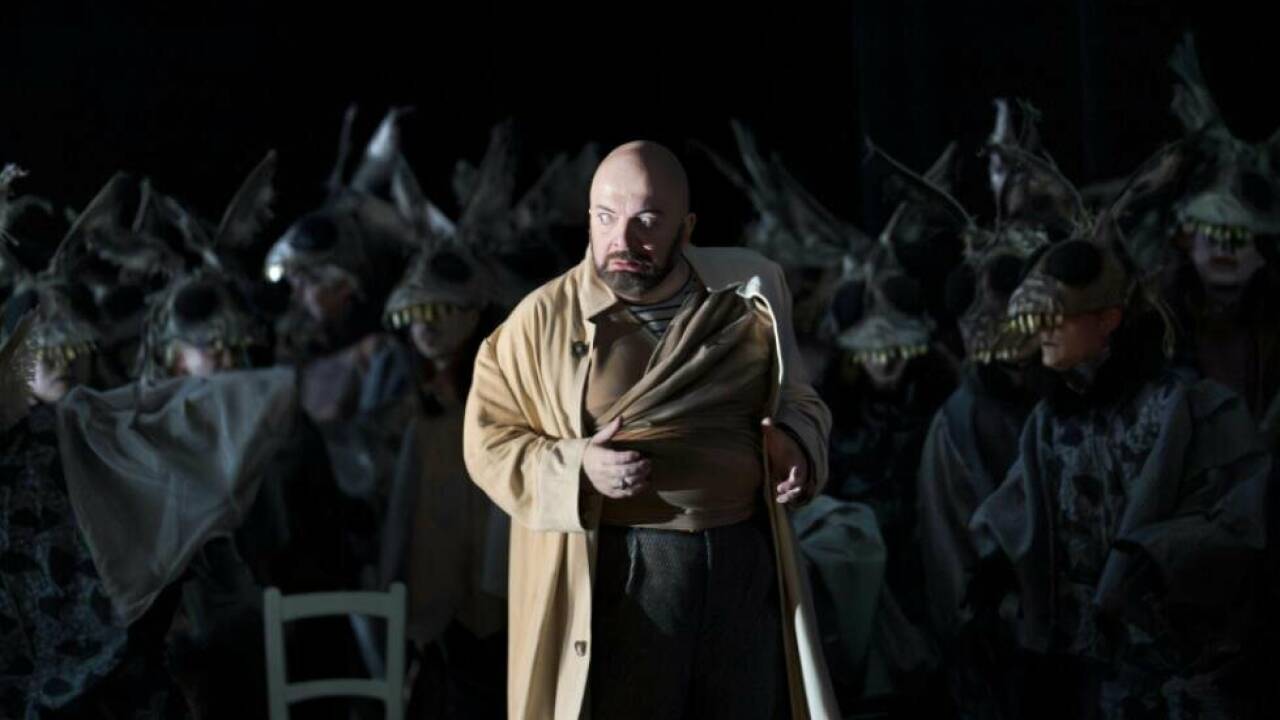 Nikoloz Lagvilava als Rigoletto Nikoloz Lagvilava als Rigoletto