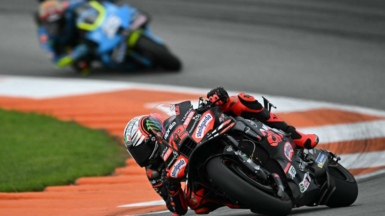 Marco Bezzecchi gewann das letzte Saisonrennen der MotoGP in Valencia am Sonntag.  