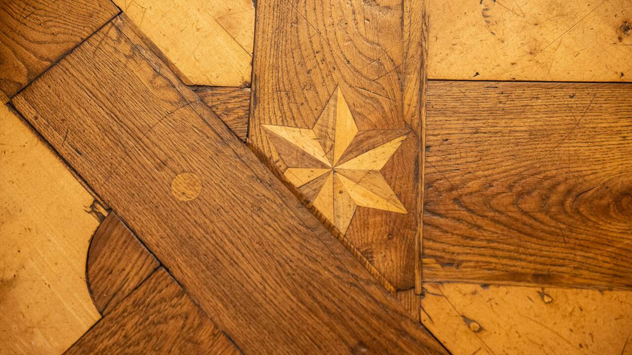 Barocker Fußboden in den Prunkräumen der Alten Residenz in Salzburg. Barocker Fußboden in den Prunkräumen der Alten Residenz in Salzburg.