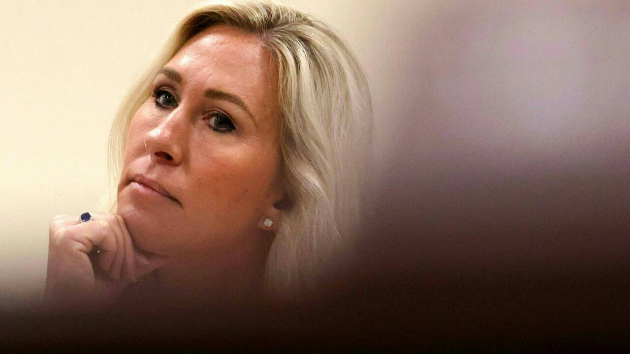 Die Republikanerin Marjorie Taylor Greene Die Republikanerin Marjorie Taylor Greene