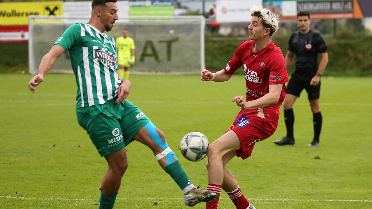 Jusuf Omerovic (links) kann nicht mehr in der Salzburger Liga spielen. Jusuf Omerovic (links) kann nicht mehr in der Salzburger Liga spielen.