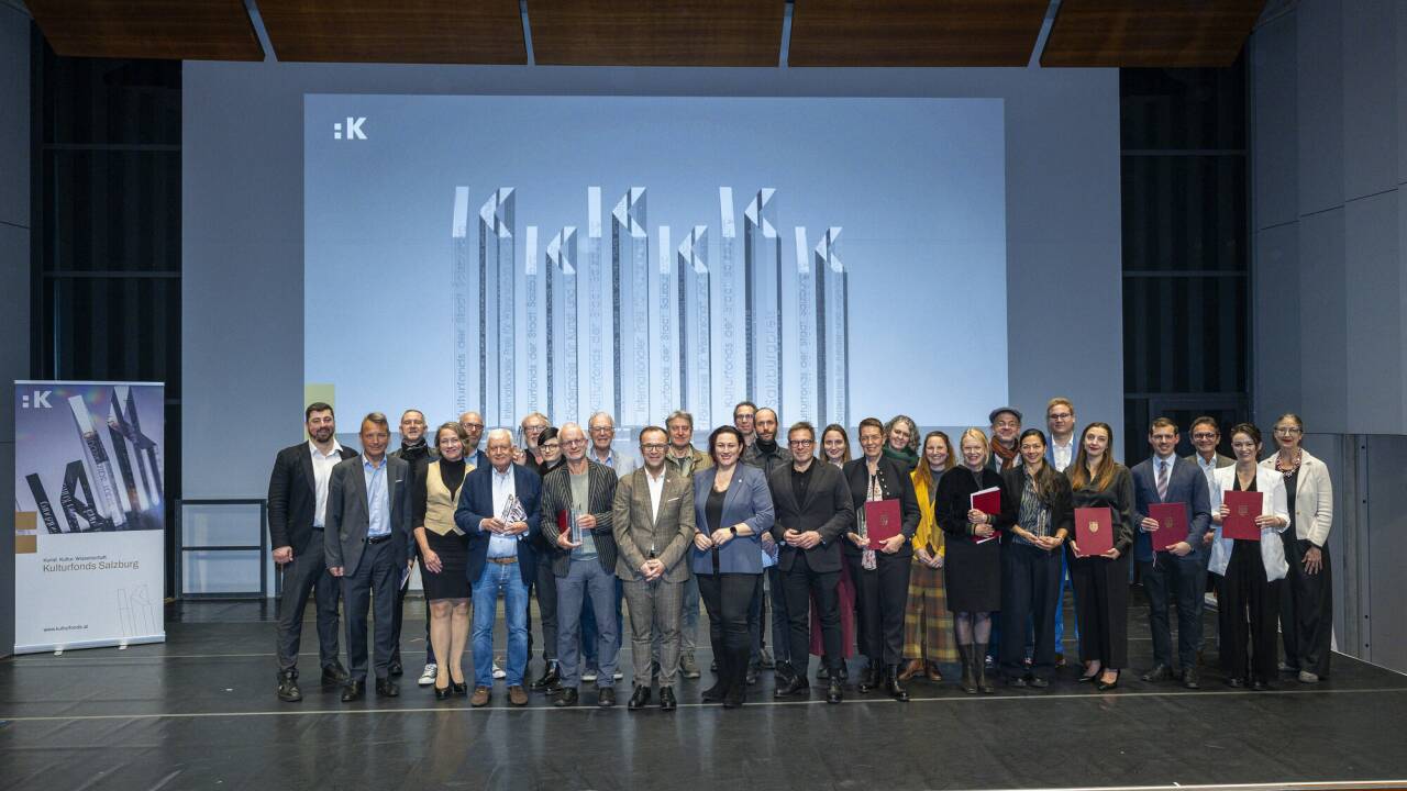 Im Solitär der Universität Mozarteum fand die Preisvergabe statt. 