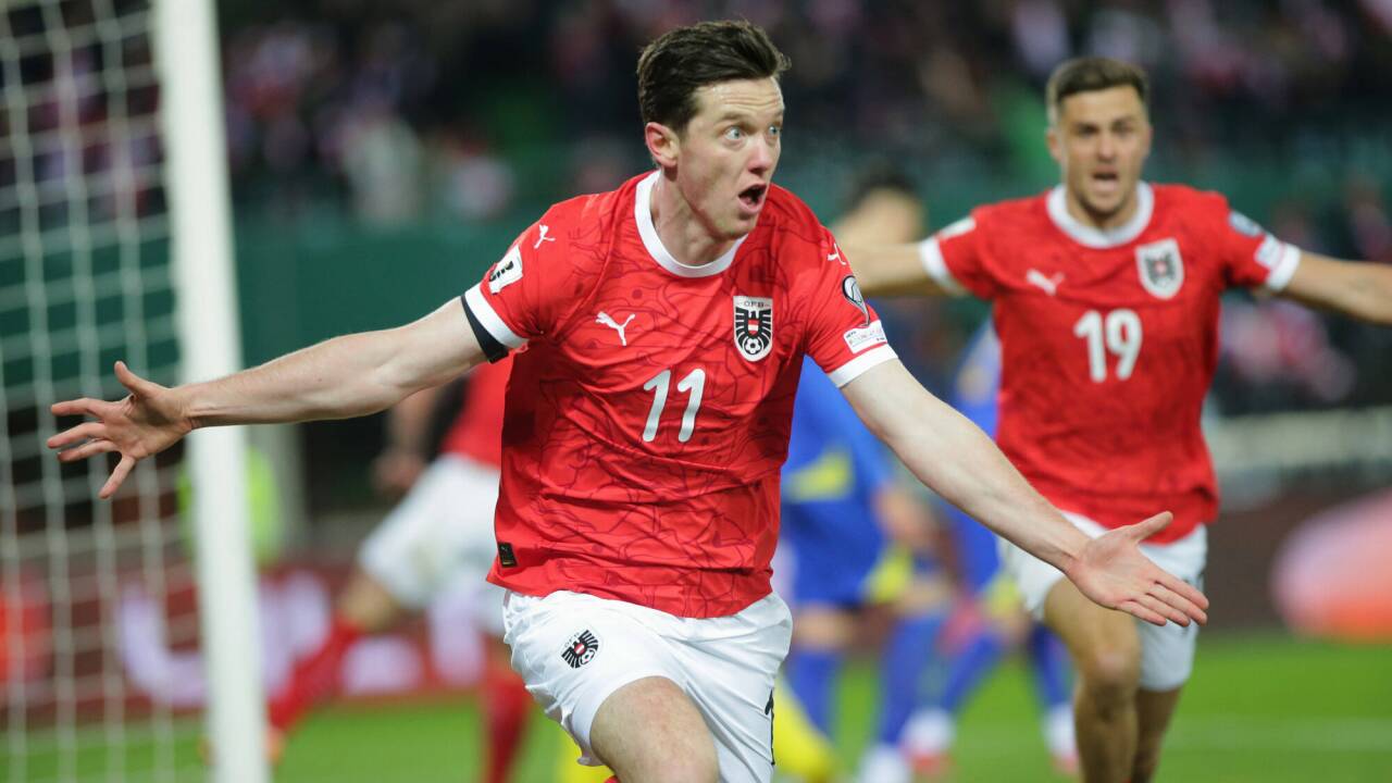 Michael Gregoritsch jubelte über sein 1:1 gegen Bosnien Michael Gregoritsch jubelte über sein 1:1 gegen Bosnien