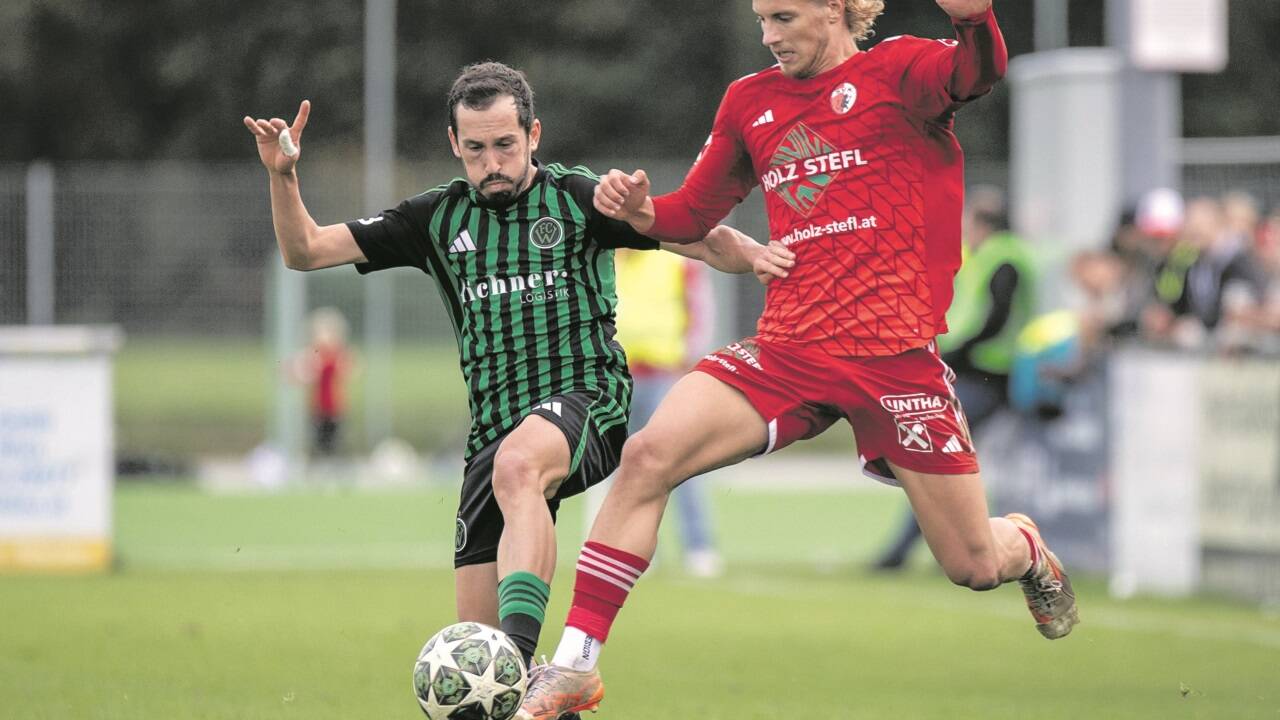 Justin Mühlbauer (rechts) glänzte mit Kuchl. 