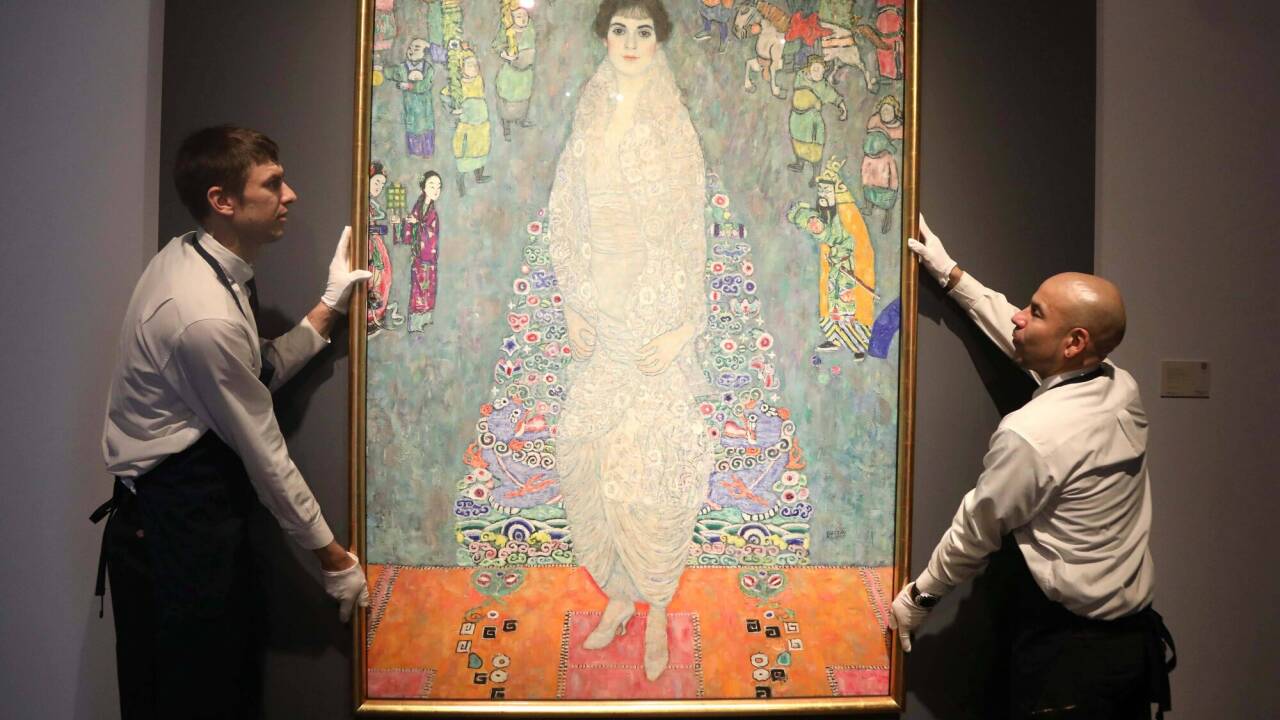 Das Bildnis Elisabeth Lederer aus der Privatsammlung von Leonard A. Lauder, das in New York versteigert worden ist. 